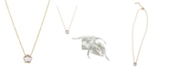 ADORNIA White Mother Of Pearl Clover Necklace